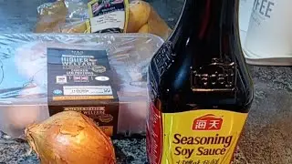 Cooking chicken adobo live