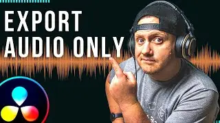 How to Export Audio Only From Davinci Resolve (QUICK AND EASY))