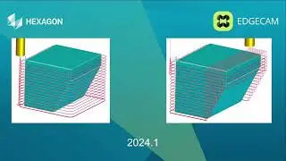 Verbesserungen f&uuml;r Schruppen, Profilschichten und Anfasen | EDGECAM 2024.1