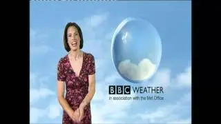 Blushing BBC Weather girl