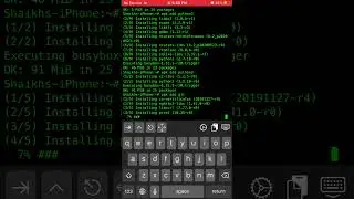 how to install hunner master on ios ish shell | termux