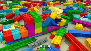 LEGO Figs Try to Build Real Car (And Enter a Most Colorful Car Co | Read Aloud Stories for Kids