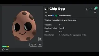 Claiming the Lil Chip Egg UGC Limited | Roblox