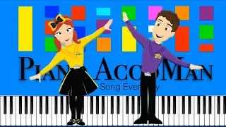 The Wiggles - Social Distancing (Slow Easy Medium) Piano Tutorial 4K