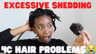 PRE POO WITH COCONUT OIL GONE WRONG| 4c Low Porosity hair Can Never be Happy 😩😭