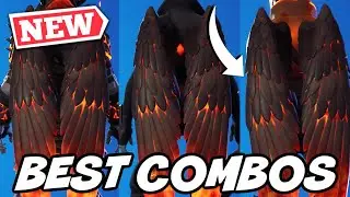 BEST COMBOS FOR *NEW* FEATHERED FLAMES BACKBLING (MAGMA MASTERS PACK)! - Fortnite