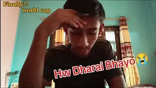 College ko Vacation HW dharai bhayo😭|| finally Nepal world cup ma 😱 || special vlog🤫 