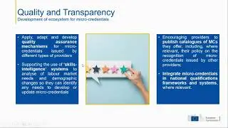 European Council Recommendation on a European approach to micro-credentials