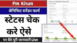 Pm Kisan Surrender Revocation Status Check | एसे चेक करे सरेंडर फार्म | Pm kisan Status