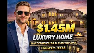$1.45M Toll Brothers Mediterranean in Prosper TX | Wandering Creek at Brookhollow Home Tour
