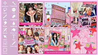 Tutorial membuat Moodboard Deco (Romcom theme)