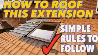How to roof a house extension - step by step to do it yourself