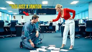 She Called Him 'Just a Janitor' &mdash; Until the Single Dad Solved a Problem No One Could
