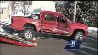 Fire truck involved in crash