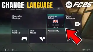 Change Language in EA Sports FC 26 on Console