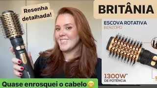 ESCOVA ROTATIVA DA BRITÂNIA 3 TEMPERATURAS | ELA DESLIGOU NO MEIO DA ESCOVAÇÃO... VALE A PENA??