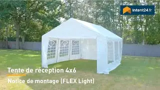 Montage 4x6 m - Tente de r&eacute;ception FLEX Light