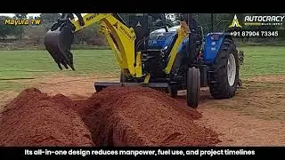 Multi Utility Trencher Machine for Water Pipeline Projects - Mayura TW