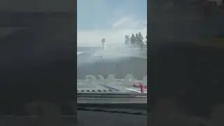 BMW 2002 on board drift at Gatebil