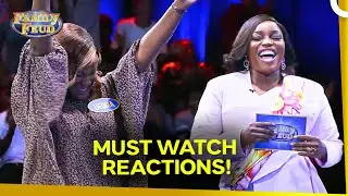 Bisola's FUNNIEST Reactions to Crazy Fast Money Answers! | Family Feud Nigeria