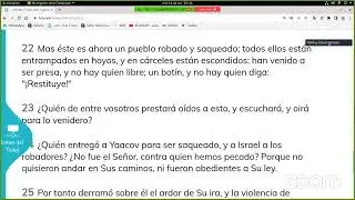 Grupo B'Reshit: La porcion de los Profetas/Genesis/Breshit - en VIVO