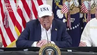 PRESIDENT TRUMP TEXAS FLOODS ROUNDTABLE - ENTIRE PRESSER