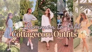 Summer to Fall Transitional Outfit Ideas (Pre-Fall Cottagecore Fashion 2021)