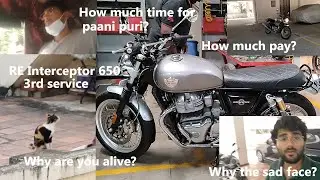 Third service | ROYAL ENFIELD INTERCEPTOR 650 | 6598kms