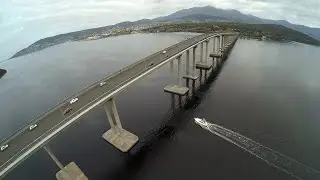 Birds eye view of Hobart Tasmania by Drone!