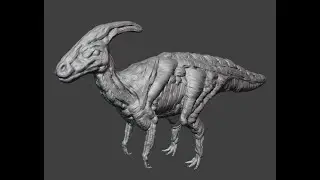 Blender - Daily Art Study 13, 1 hour sculpt Time-lapse