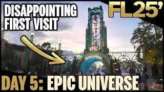 ПЕРВЫЙ ВИЗИТ в Epic Universe VLOG | ПРОШЁЛ НЕ УДАЧНО!!!! FL25' День 5