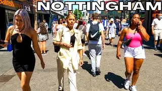 NOTTINGHAM ENGLAND City Centre Walk Tour