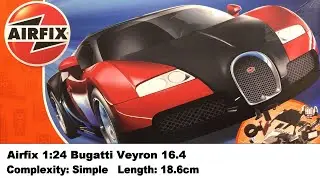 Quickbuild Airfix 1:24 Bugatti Veyron 16.4 Kit Review