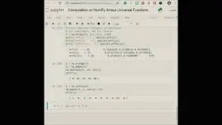 Advanced UFunc Functions || Python || Numpy || Data Science || Machine Learning