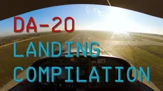 DA-20 ile 10 iniş | LANDING COMPILATION