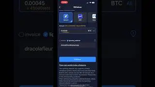 Bitcoin Mining App Withdraw (45,000 Sats) #bitcoin #mining #withdraw