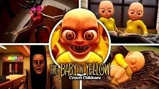 BABY IN YELLOW FUNNY GAMEPLAY IN TAMIL CROWN CHILD PART 3 👑🤣🤣 | HORROR GAME | GONE WRONG 🥵 |#youtube