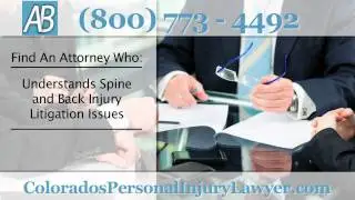 Colorado Spine Injury Attorney