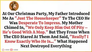 At Our Christmas Party, My Father Introduced Me As ＂Just The Housekeeper＂ To The CEO He Was Desp