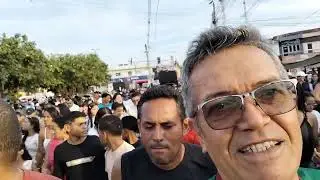 Hildon Régis e família participam da procissão da padroeira de Alagoa,1/02