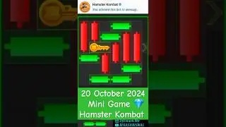 Hamster Kombat Today's 20 October Mini Game Get Key Puzzle