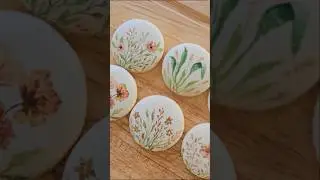 Hand Painting Macarons #shorts #macarons #baking
