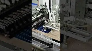 High Speed Solar Panel Making Machine Cell Line in Motion