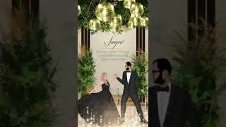 Story-based Wedding Invite | Wedding E-Card | Caricature Illustration | Event-based IGraphē Weddings