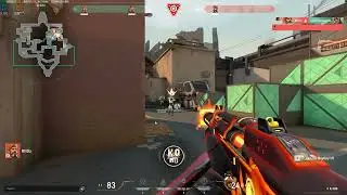 Brimstone Clutch 1v4 on bind with a crazy lineup #valorant