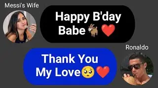 Messi&rsquo;s Wife Surprises Ronaldo on His Birthday!