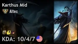 Karthus Mid vs Yasuo - Altec - NA Challenger Patch 6.21