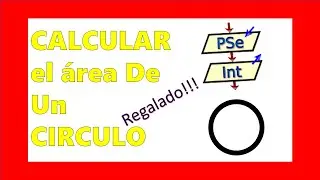 CALCULAR EL &Aacute;REA DE UN CIRCULO En PseInt (PSEUDOCODIGO)