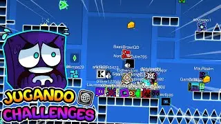 !JUGANDO GEOMETRY DASH CON SUSCRIPTORES!