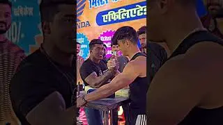 Aryan Kandari 🏆vs National State Champion Rahul🏋️&zwj;♂️ #shorts #aryankandari #armwrestling #gym